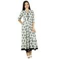 thumbnail image 2 of Bimba Women A-Line Anarkali Kurti Long With Pockets Designer Blouse, 2 of 7