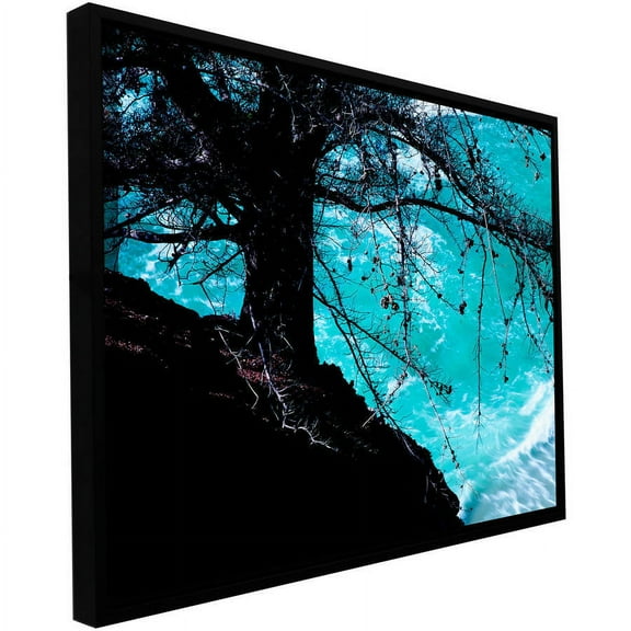 ArtWall Dean Uhlinger "Big Sur Coast" Floater Framed Gallery-Wrapped Canvas