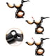 thumbnail image 4 of Clip para linterna de bicicleta, giratorio de 360 grados, soporte para luz de bicicleta, 2 colores, 2 piezas, 4 of 5