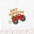 thumbnail image 4 of Inktastic Happy Thanksgiving Monster Truck with Turkey and Food Girls Toddler Dress, 4 of 5