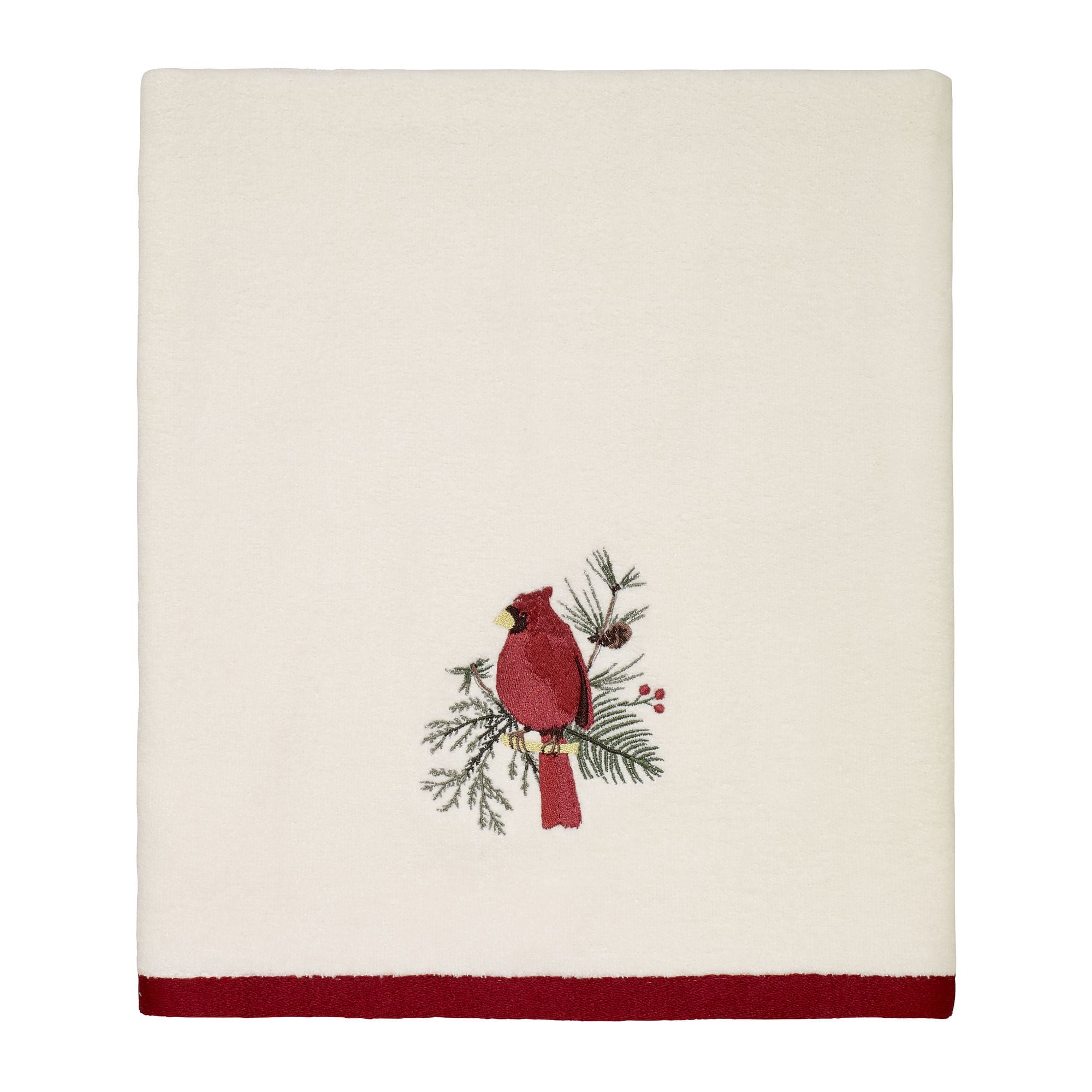 Avanti Holiday Cardinal Bath Towel