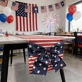thumbnail image 2 of SIYTUAU 70.87 X 12.99 Inch Linen Table Runner Striped Print For Independence Day Dining Room Tabletop Holiday Decor, 2 of 7