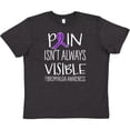 thumbnail image 3 of Inktastic Fibromyalgia Awareness Pain Isn't Always Visible Youth T-Shirt, 3 of 5