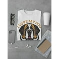 thumbnail image 3 of I Love My Dog T-Shirt Men -Image by Shutterstock, Male Medium, 3 of 4