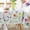 Wildflower Watercolor, variant on Spring Summer Tablecloth Rectangle 52 x 70 Inch Spill Proof Wrinkle Free Wildflowers Butterfly Watercolor Floral Table Cloth, Soft Polyester Table Cover for Dining, Party, Indoor, Outdoor, Colorful