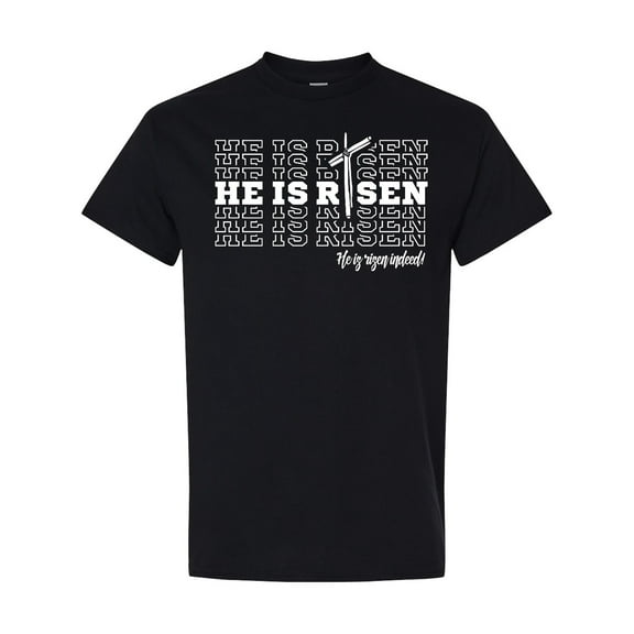 Inktastic He is Risen Mirror Words T-Shirt