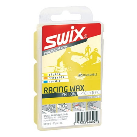 Swix Ski Straps - Bio-Degradable Swix Ski Snowboard Wax UR10-6 Warm