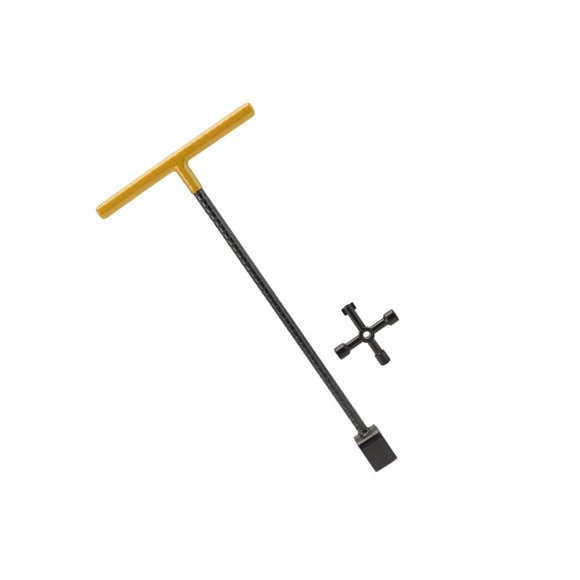 fastboy Water Meter Key Underground Curb Valves Shutoff blue 17inch Wrench yellow 17 inch