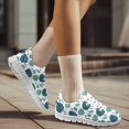 thumbnail image 4 of Psesaysky Running Shoes for Women and Teenager Girls Palm Leaves Printed Sneakers Wear-Resistant Shock-Absorbing Sports Shoes Women, 4 of 7