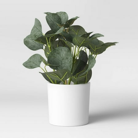 case pack 4 pcs 10  x 10  Artificial Eucalyptus Arrangement - Threshold