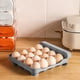 thumbnail image 5 of Organizador de cocina con compartimentos, caja de almacenamiento, frutero, organizador de residuos, caja hermética, diseño de 2 niveles, metal resistente, para la cocina y el hogar, 5 of 8