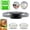 1PC-Black, variant on Waterproof Dog Collar – Natural Look, Highly Stretchable & Adjustable, Long-Lasting Outdoor Protection for Rain Mud River Swim – Fits Small Medium Large Dogs