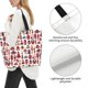 thumbnail image 3 of Easygdp Rocket Pattern Bolsas Tote para Mujer, Bolsos de Hombro para Viaje, Bolsos de Mano de Gran Capacidad para Compras y Trabajo, 3 of 8
