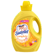 Suavitel Complete Liquid Fabric Softener and Conditioner, Morning Sun, 100 oz, 100 Small Loads