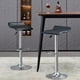 thumbnail image 1 of Set de 2 Sillas de Bar Negro HOMEMAKE FURNITURE Altura Ajustable Giratorio 360 Moderno, 1 of 6