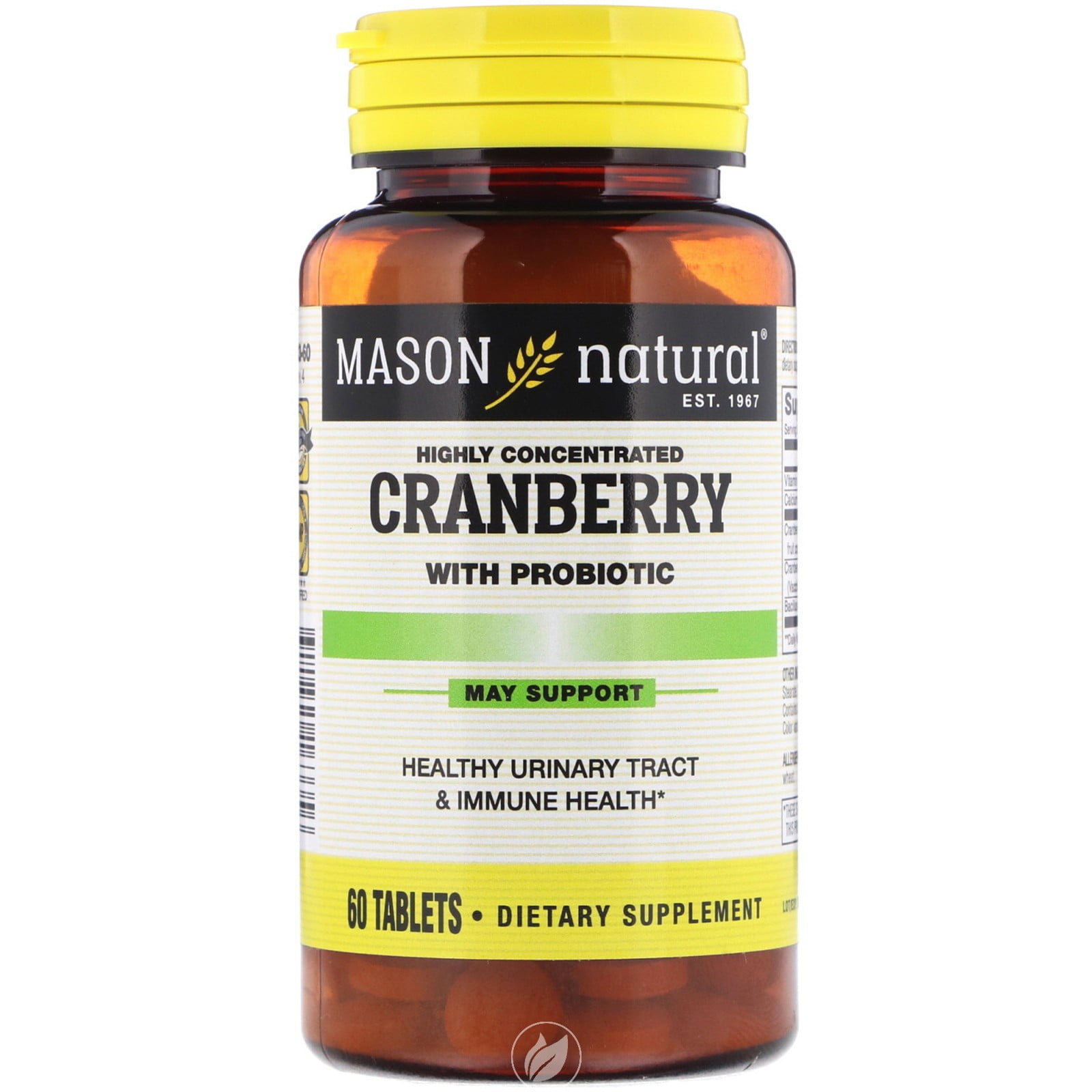 Mason Vitamins Cranberry With Probiotic Highly Concentrated 60 Tablet