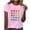 Pink, variant on Fesfesfes V neck Tshirt Women T-Shirt Fashion Short Sleeve Round Neck Valentine's Day Printing Casual Blouse T-Shirt Tops Shirt Women's Short Sleeve Tops 6(M)