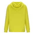 thumbnail image 5 of Up to 40% off fashion Clearance Gifts Borniu Women Versatile Solid Color Long Sleeved Round Neck Pocket Temperament Tops, 5 of 5