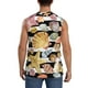 thumbnail image 4 of Fotbe Sea Shell Men's Camiseta sin Mangas Estampada para Hombres, Playera Casual para Gimnasio, Entrenamiento, Playa-Small, 4 of 7