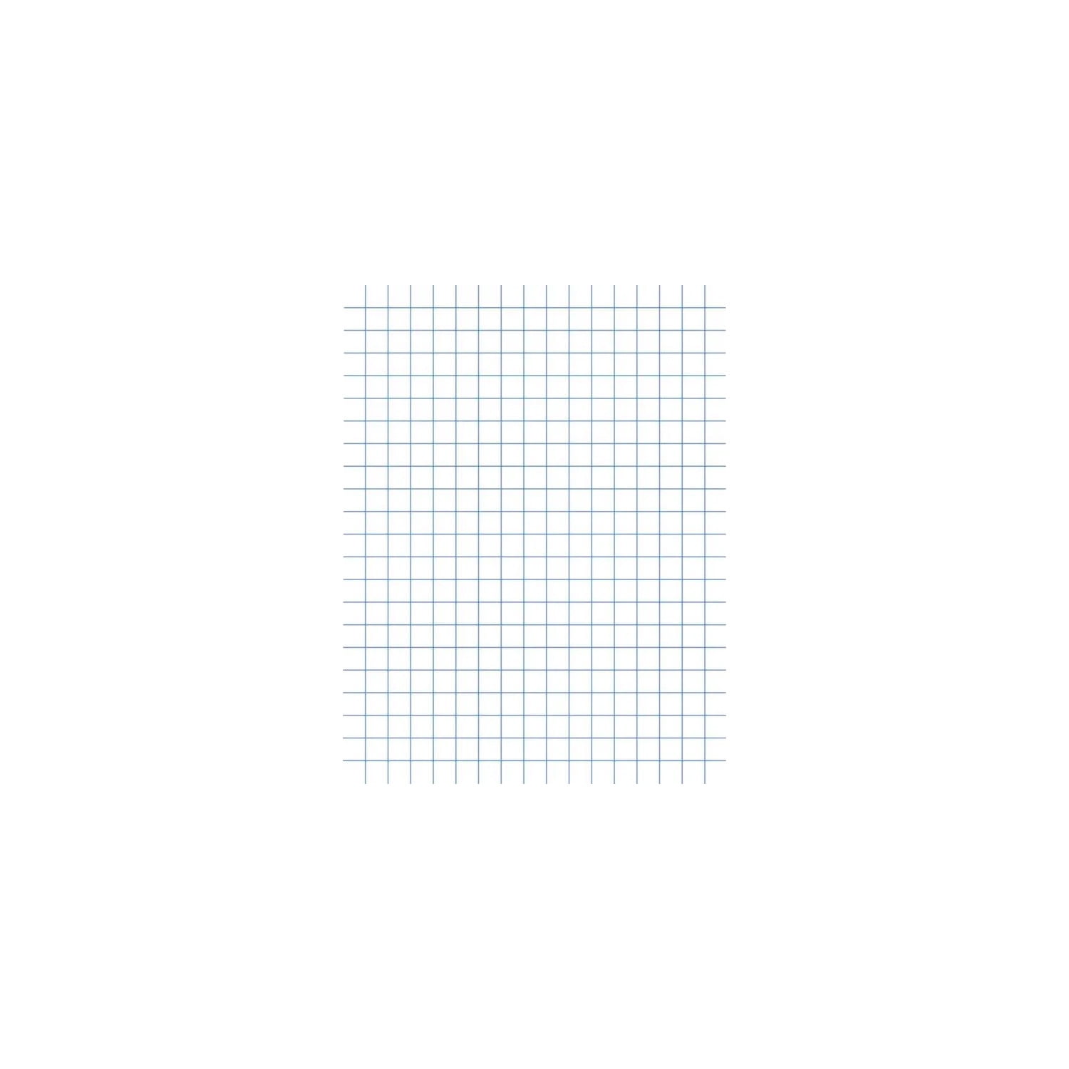 Graph paper, 1/4 inch rule, 9 x 12 inches, white, 500 sheets ...