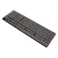 thumbnail image 5 of Teclas para teclado mecánico de 132 teclas, altura CBSA, teclas ergonómicas transparentes, letras blancas y naranjas, 5 of 5