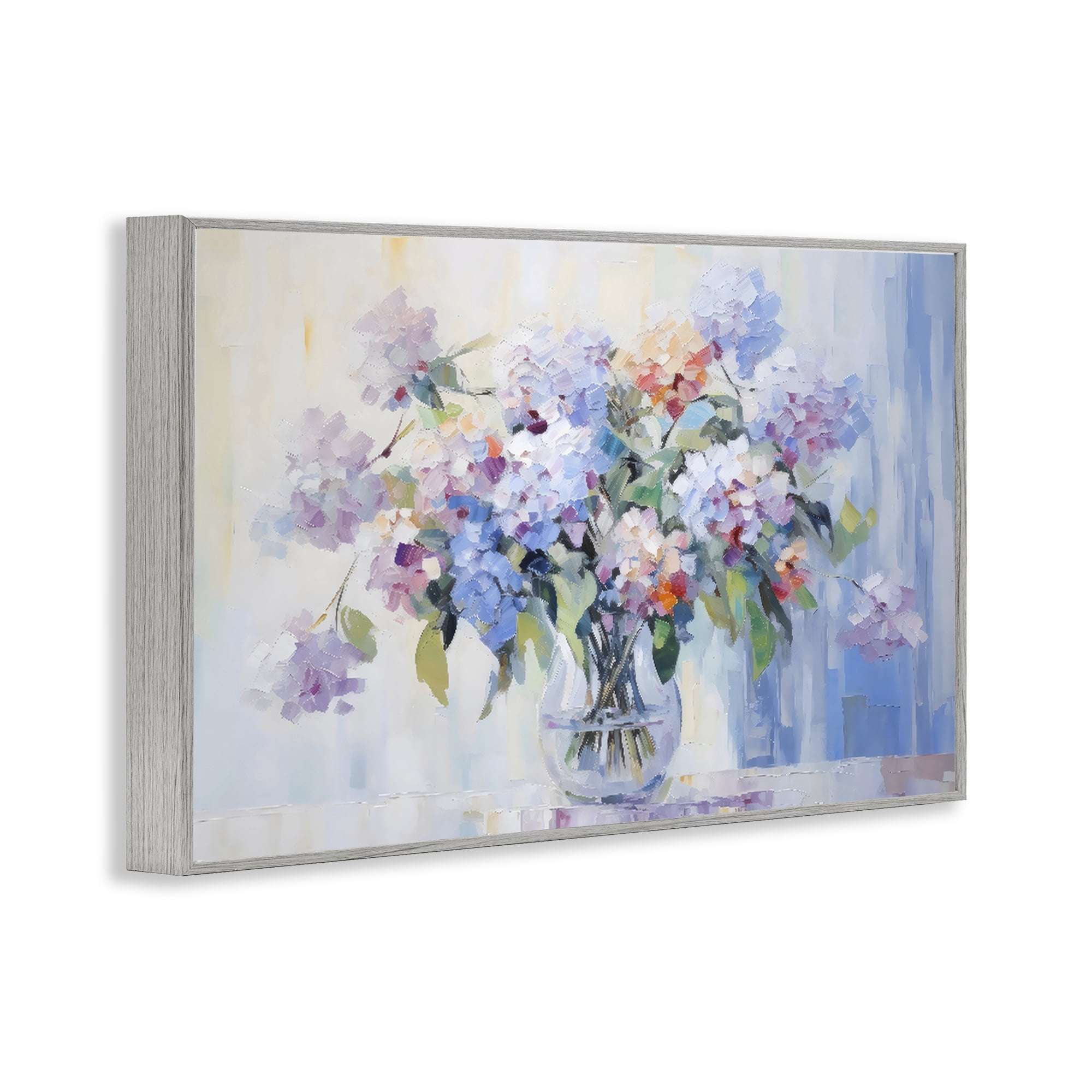 Stupell Industries In Full Bloom Bouquet Gray Framed Giclee Art, design by Creative Studio