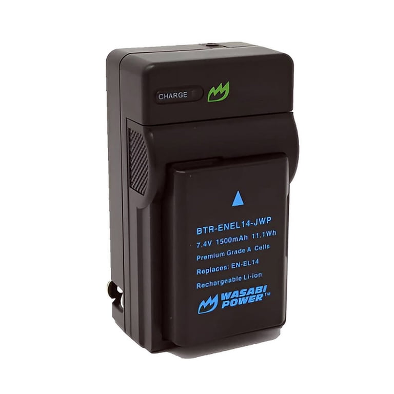 Nikon D5100 ボディ バッテリーセット Replacement for Nikon D5100 Battery (2-Pack, 1500mAh) and Charger