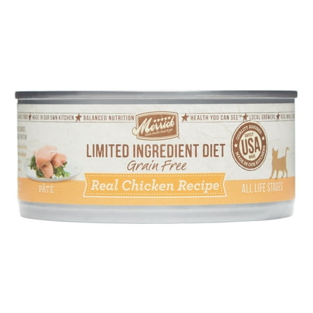 Merrick LID Real Chicken All Life Stages Wet Cat Food, 5 (Best Organic Cat Food Brands)