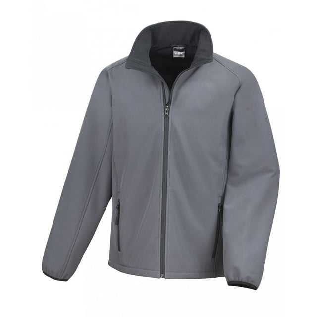 Result Manteau Coquille Souple Imprimable de Base pour Hommes