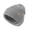 Grey, variant on Kids Beanie Hats- Warm Winter Hats Breathable & Cozy Stretchy Knitted Cuffed Cap for Boys and Girls Stretchy Fleece Cap with Double-Layer