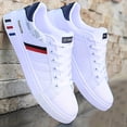 thumbnail image 2 of Men's Lace-up Sneakers • Striped Skate Shoes • Breathable and Comfortable • Providing Excellent Traction, 2 of 9