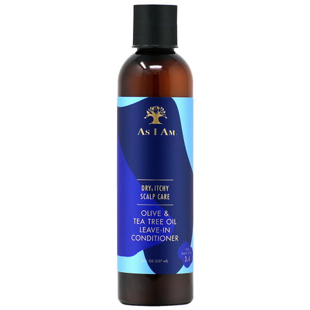 As I Am Dry & Itchy Scalp Care 8 Oz. Olive & Tea Tree Oil Leave In