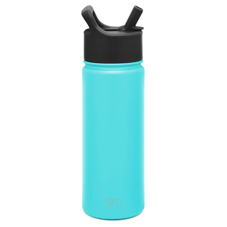 Simple Modern 18 oz Summit Water Bottle with Straw Lid - Gifts for Hydro  Vacuum Insulated Tumbler Flask Double Wall Liter - 18/8 Stainless Steel