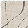 thumbnail image 6 of SAFAVIEH Florida Tamzen Abstract Shag Area Rug, Cream/Grey, 2'3" x 4', 6 of 8