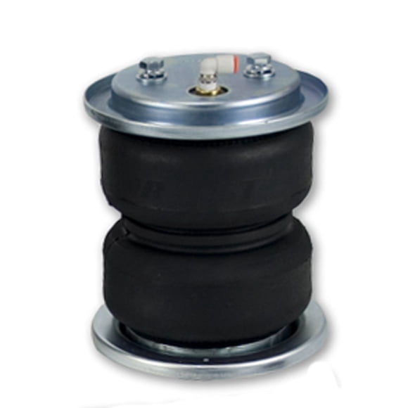 Air Lift Helper Spring Bellows 50290 Double Bellows; 9.1 Inch Extended Height; 2.3 Compressed Height; 7 Inch Diameter; 2210 Pound Load Capacity at 100 PSI; Black; Single