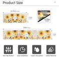 thumbnail image 3 of Yayeee Faucet Mat for Kitchen Sink 30" Diatomite Long Splash Guard Pad, Beige Sunflowers, 2 Pack, 3 of 7