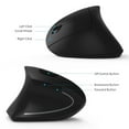 thumbnail image 3 of Kiplyki 6D 2.4G Wireless Ergonomic Vertical Mouse Left hand Optical 1600DPI Gaming Mic, 3 of 8