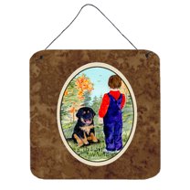 Carolines Treasures SS8548DS66 Tibetan Mastiff Aluminum Metal Wall or Door Hanging Prints, 6 x 6", Multicolor