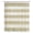 Brown, variant on Aqua Striped Sheer Curtains 72 Inch Length, Light Filtering Voile Curtain Panel, Rustic Farmhouse Stripes Rod Pocket Drapes Window Treatments for Living Room Bedroom 52"x72"