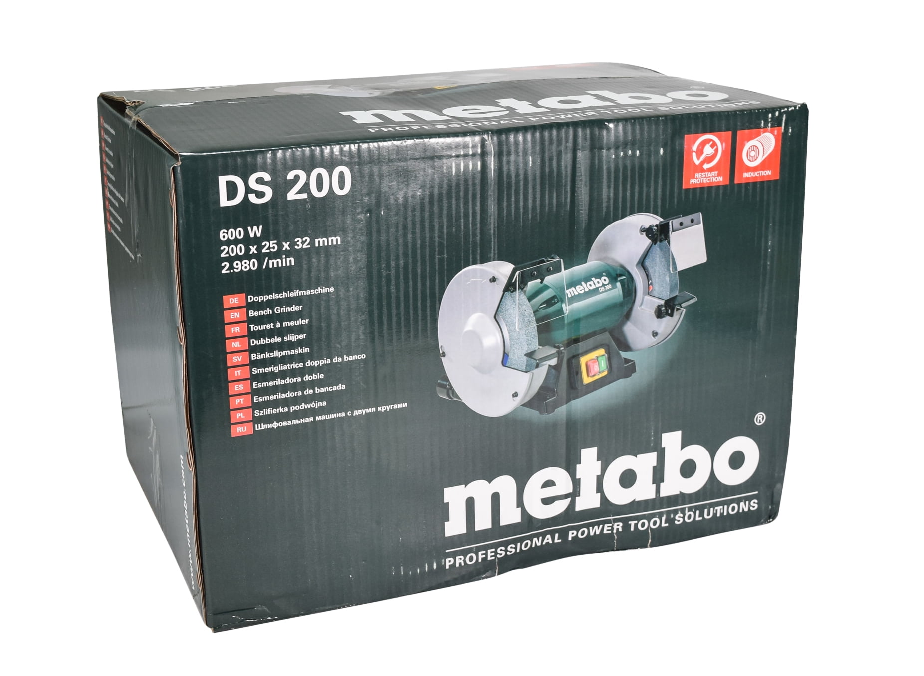 Metabo DS200 619200420 8Inch 4.8Amp Bench Grinder