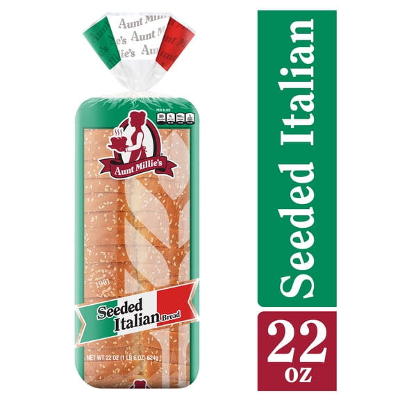 Aunt Millie's Seeded Italian Bread Loaf, 22 oz