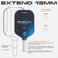 thumbnail image 2 of Spirit-X Pickleball Paddle, 13mm Core Power Play, 13mm Ensures Optimized Play Performance, With Bag | Colour - Black & Navy, 2 of 5