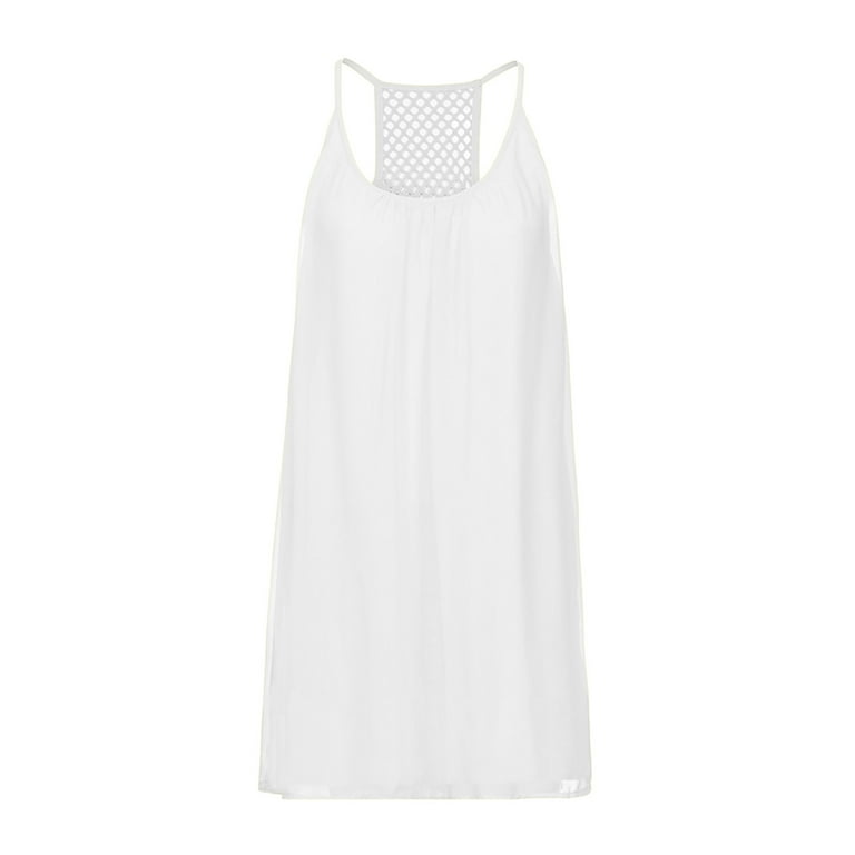 Topvent T-Shirt Dresses for Women Fashion Women Spaghetti Strap