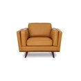 thumbnail image 1 of Fauteuil d'Appoint en Cuir Cognac Selina, 1 of 4