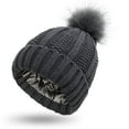 thumbnail image 1 of Elastic Ribbed Hat For Hair Protection Protects The Hairstyle With And Elastic Satin Hat That Is Loose And Warm, 1 of 3