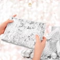 thumbnail image 2 of AuroraX Silver Christmas Table Runner 108 Inches Long Christmas Table Runner Xmas Merry Dining Art Deco Winter Sequin Glitter Table Runner Decoration for Home Party, 2 of 8