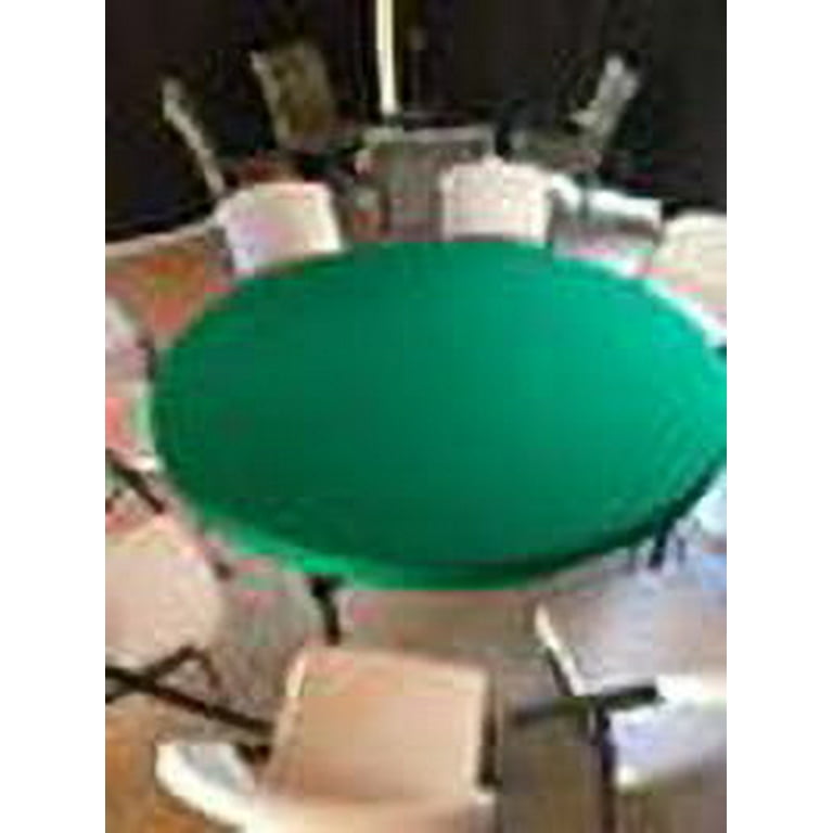 Copertura Tavolo Poker Katai - Feltro Verde Con Sottobicchieri, Stile Casinò - Foto 2