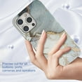 thumbnail image 5 of Mantto Slim Case for iPhone 15 Pro Max, Fashion Marble Pattern Phone Case for Women Girls, Hybrid Shockproof Full Body Protection Lightweight Cover for iPhone 15 Pro Max, Gray Marble, 5 of 6