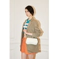 thumbnail image 2 of Bandolera JW PEI Joy para mujer, piel vegana y lona, color blanco, 2 of 7