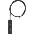thumbnail image 1 of (2.3 ft. 5 mm, black) Combination lock Weatherproof steel luggage security cable with resettable code and braided steel cable lock, 1 of 5
